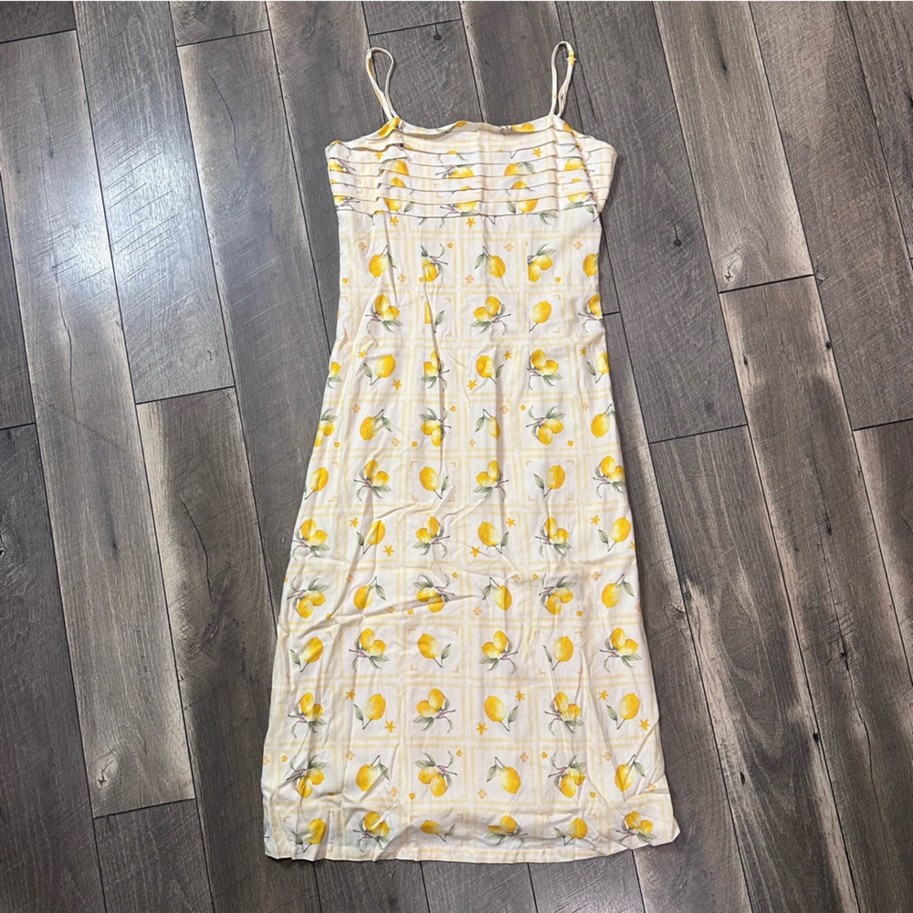 Able Lemon Midi Dress